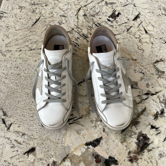 Golden Goose Superstar leather low tops- size 8 - Picture 6 of 6